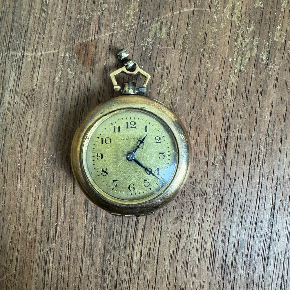 Antique Early American Waltham‎ patent May 11, 1915 Gold Pocket Watch